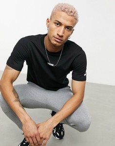 Черная футболка с логотипом в центре Puma Classics-Черный