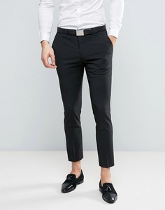 Черные брюки под смокинг River Island-Черный
