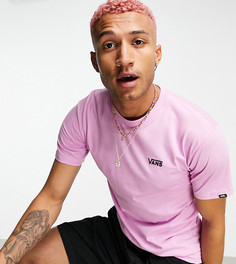 Футболка цвета орхидеи с маленьким логотипом Vans – эксклюзивно для ASOS-Фиолетовый цвет