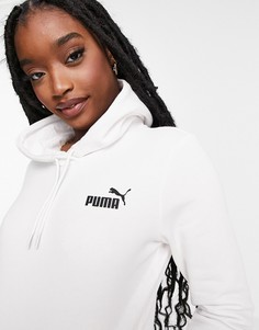 Худи белого цвета с логотипом PUMA Essentials-Белый