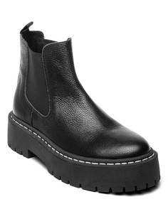 Черные лакированные ботинки челси на массивной подошве Steve Madden Veerly-Черный цвет