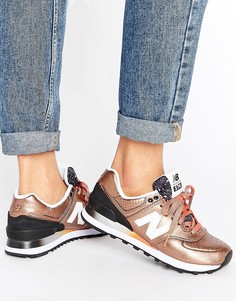 Кроссовки New Balance-Золотой