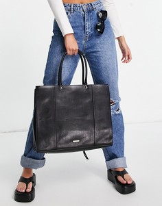 Черная сумка на плечо с отделкой бисером и молнией Rebecca Minkoff-Черный цвет