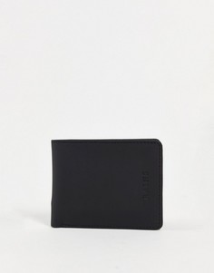 Черный бумажник в одно сложение Rains 1660