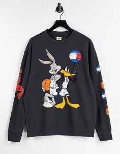 Черный свитшот унисекс Tommy Jeans X Space Jam-Черный цвет