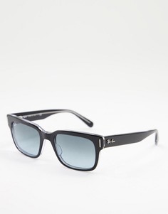 Солнцезащитные очки в черной прямоугольной оправе в стиле унисекс Ray-Ban Jeffrey 0RB2191-Черный цвет