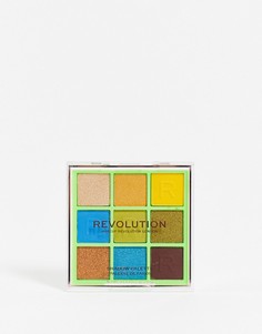 Палетка теней для век Revolution Neon Heat - Safari Green-Multi