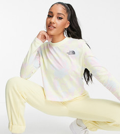 Укороченный лонгслив с принтом тай-дай The North Face – эксклюзивно для ASOS-Многоцветный