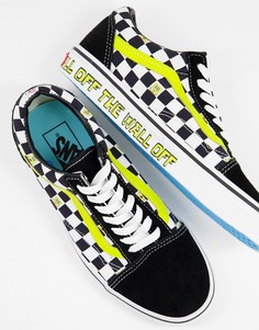 Черные кроссовки Vans X Spongebob Old Skool Off The Wall-Черный цвет