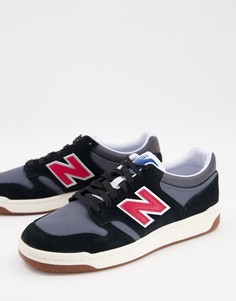 Черные кроссовки New Balance 480-Черный цвет