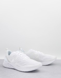 Белые кроссовки для бега New Balance Running Fresh Foam Tempo-Белый