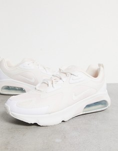 Бело-розовые кроссовки Nike Air Max 200-Белый
