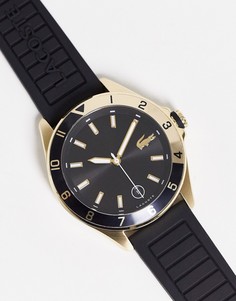 Мужские силиконовые часы черного цвета Lacoste 2011126-Черный цвет