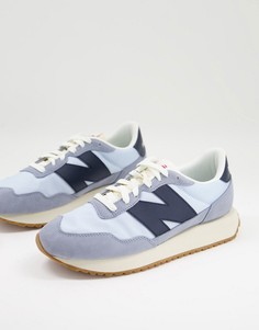 Голубые кроссовки New Balance 237-Голубой