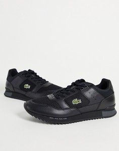 Черные кроссовки Lacoste Partner Piste Runner-Черный цвет