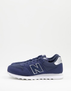 Темно-синие классические кроссовки New Balance 500-Темно-синий