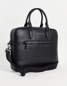 Черная сумка для ноутбука с логотипом Tommy Hilfiger Metro-Черный цвет