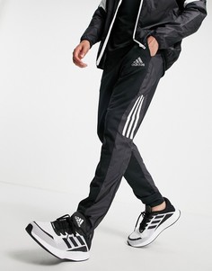 Черные джоггеры с логотипом adidas Running-Черный цвет