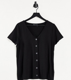 Черная блузка для кормления с застежкой на пуговицах ASOS DESIGN Maternity-Черный цвет