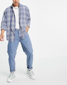 Свободные выбеленные джинсы Topman-Голубой