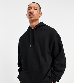 Черный спортивный костюм в стиле oversized из органического хлопка с худи и джоггерами ASOS DESIGN-Черный цвет