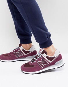 Фиолетовые кроссовки New Balance 574 ML574EGB-Фиолетовый