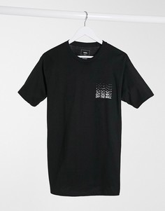 Черная футболка Vans-Черный