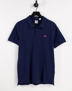 Темно-синяя футболка-поло с маленьким логотипом Levis-Темно-синий Levis®