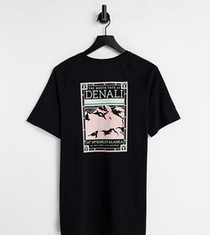 Черная/розовая футболка The North Face Faces эксклюзивно на ASOS-Черный цвет