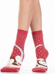 Носки женские Hobby Line HOBBY 8845-14 красные 36-40