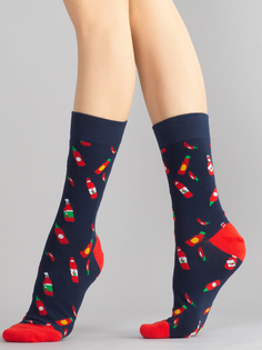 Носки женские Hobby Line HOBBY 80128-04-21 синие 41-45