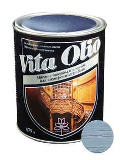 Масло Интерьерное Vita Olio Ольха голубая 0,75 л. с воском Живая Краска