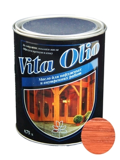 Масло Наружных работ Vita Olio Вишня 0,75 л. без воска Живая Краска