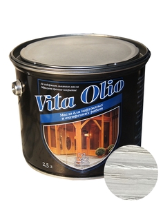 Масло Наружных работ Vita Olio Береза 5 л. без воска Живая Краска