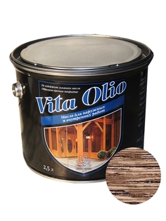 Масло Наружных работ Vita Olio Венге 5 л. без воска Живая Краска