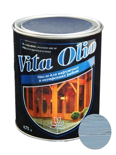 Масло Наружных работ Vita Olio Ольха голубая 0,75 л. без воска Живая Краска