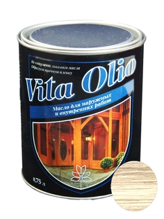 Масло Наружных работ Vita Olio Бесцветное 0,75 л. без воска Живая Краска