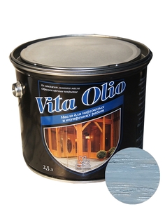 Масло Наружных работ Vita Olio Ольха голубая 5 л. без воска Живая Краска