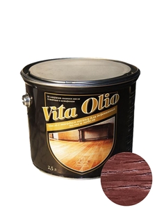 Масло Наружных работ Vita Olio Махагон 10 л. без воска Живая Краска