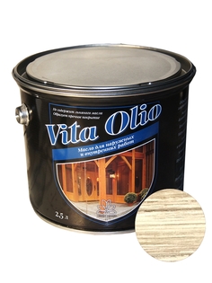 Масло Наружных работ Vita Olio Бесцветное 2,5 л. без воска Живая Краска