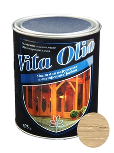 Масло Наружных работ Vita Olio Сосна 0,75 л. без воска Живая Краска
