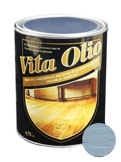 Масло Для полов и мебели Vita Olio Ольха голубая 0,75 л. с воском Живая Краска