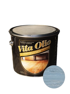 Масло Для полов и мебели Vita Olio Ольха голубая 2,5 л. с воском Живая Краска