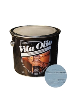 Масло Интерьерное Vita Olio Ольха голубая 2,5 л. с воском Живая Краска