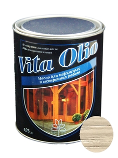 Масло Наружных работ Vita Olio Ясень оливковый 0,75 л. без воска Живая Краска