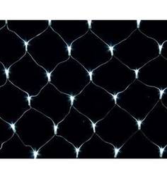 Гирлянда "Сеть" 2х1,5м, свечение с динамикой, прозрачный ПВХ, 288 LED, 230 В, цвет: Белый Neon Night
