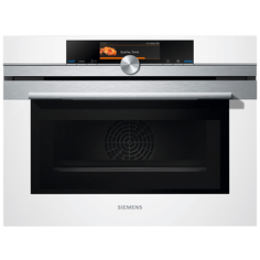 Встраиваемый электрический духовой шкаф Siemens CM678G4W1 White