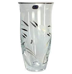Ваза для цветов 23 см Crystalex CZ s.r.o. "Серебряные лепестки" 030126
