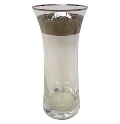 Ваза для цветов 25 см Crystalex CZ s.r.o. "Серебряный декор" 004675