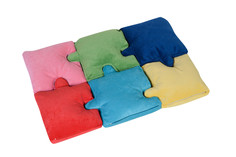 Бескаркасный модульный диван Hoff Puzzle one size, микровельвет, Puzzle